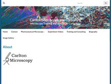 Tablet Screenshot of carltonmicroscopy.com